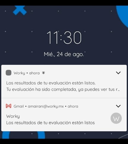 Evaluaciones-resultados app