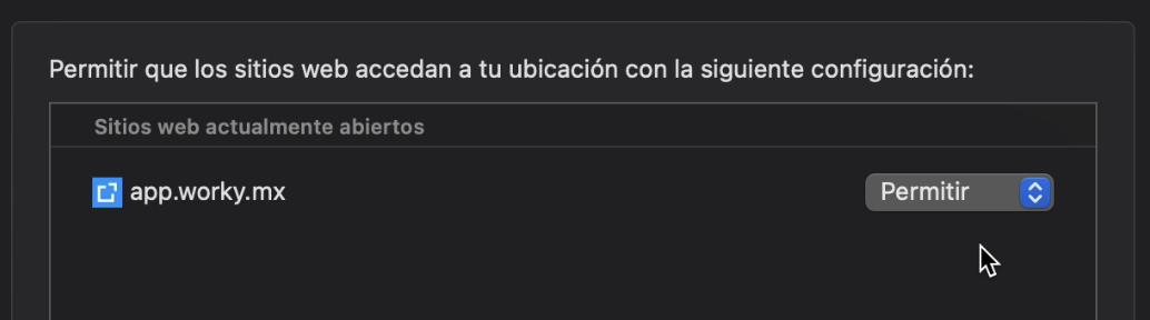 SafariUbicacion